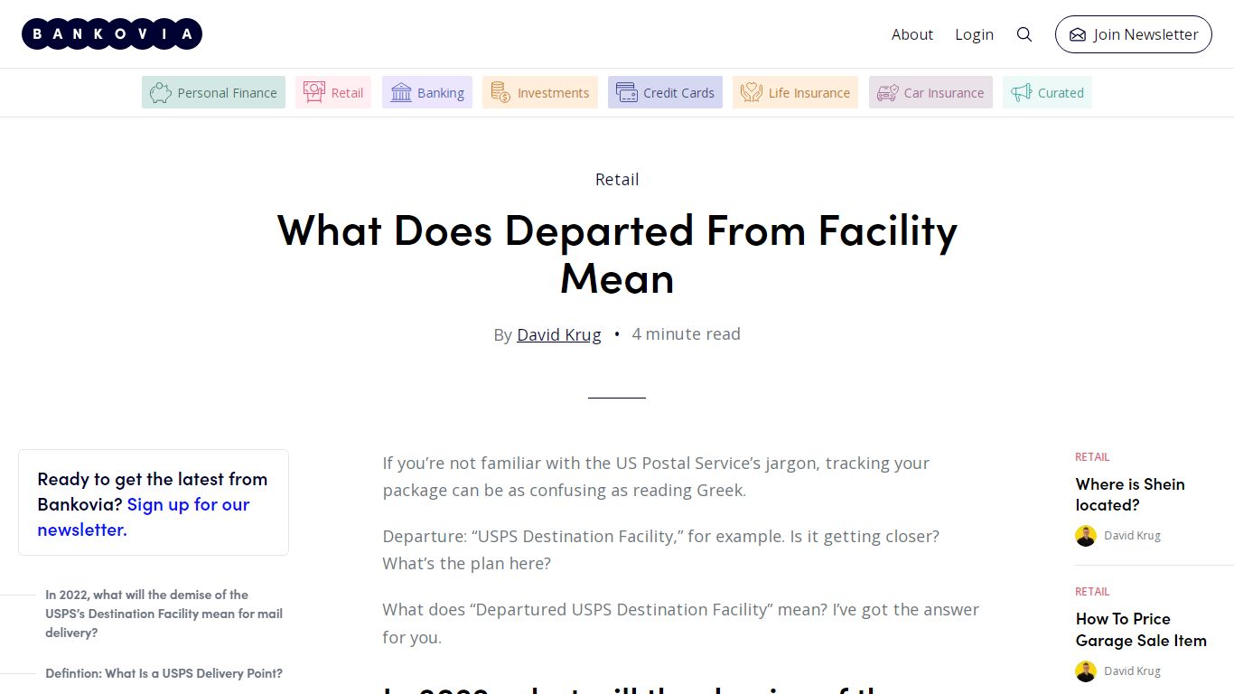 What Does Departed From Facility Mean - Bankovia