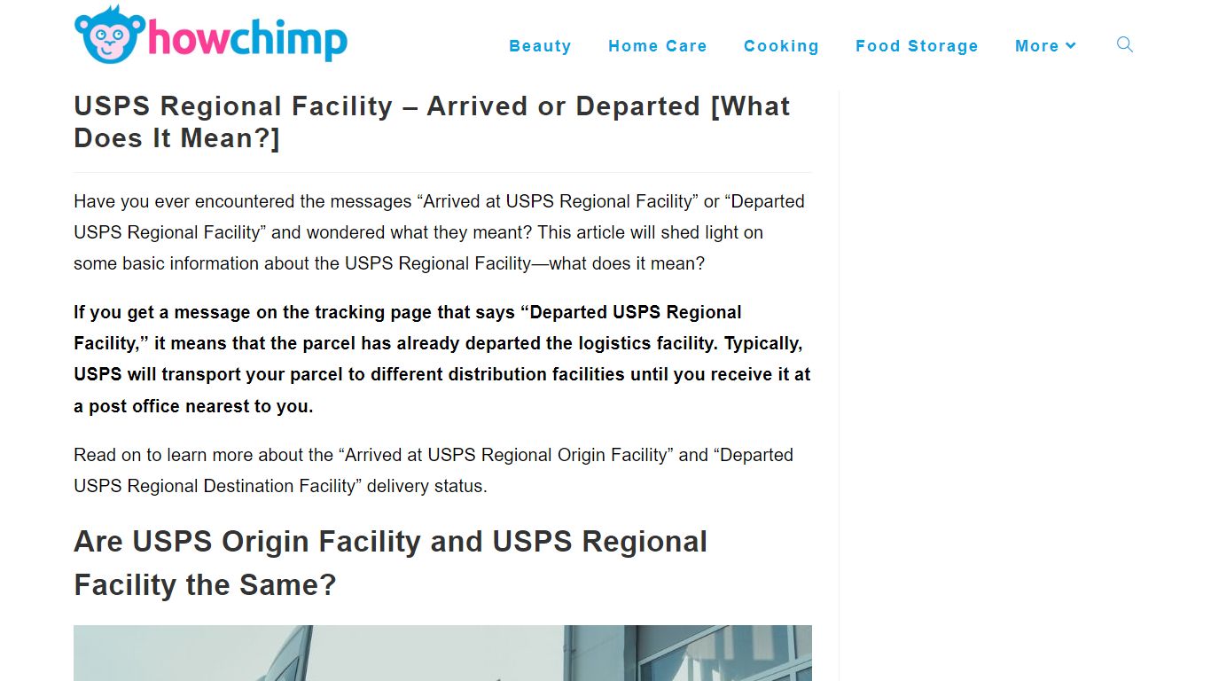 USPS Regional Facility – Arrived or Departed [What Does It Mean?]